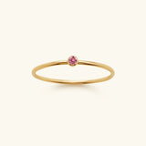 Amelia Birthstone Stacker Ring