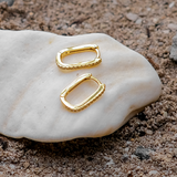 Melissa Oval Hoop Earrings